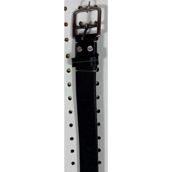 Coach Men’s belt black with silver buckle - Picture 6 of 10